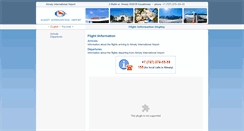 Desktop Screenshot of en.almatyairport.com