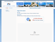 Tablet Screenshot of en.almatyairport.com